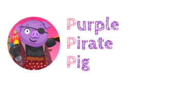 Purple Pirate Pig